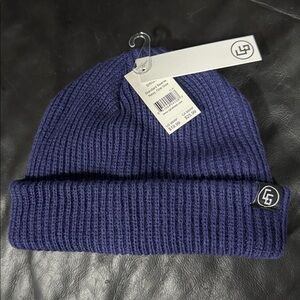 Blue Knit Beanie candygrind cg habitats
